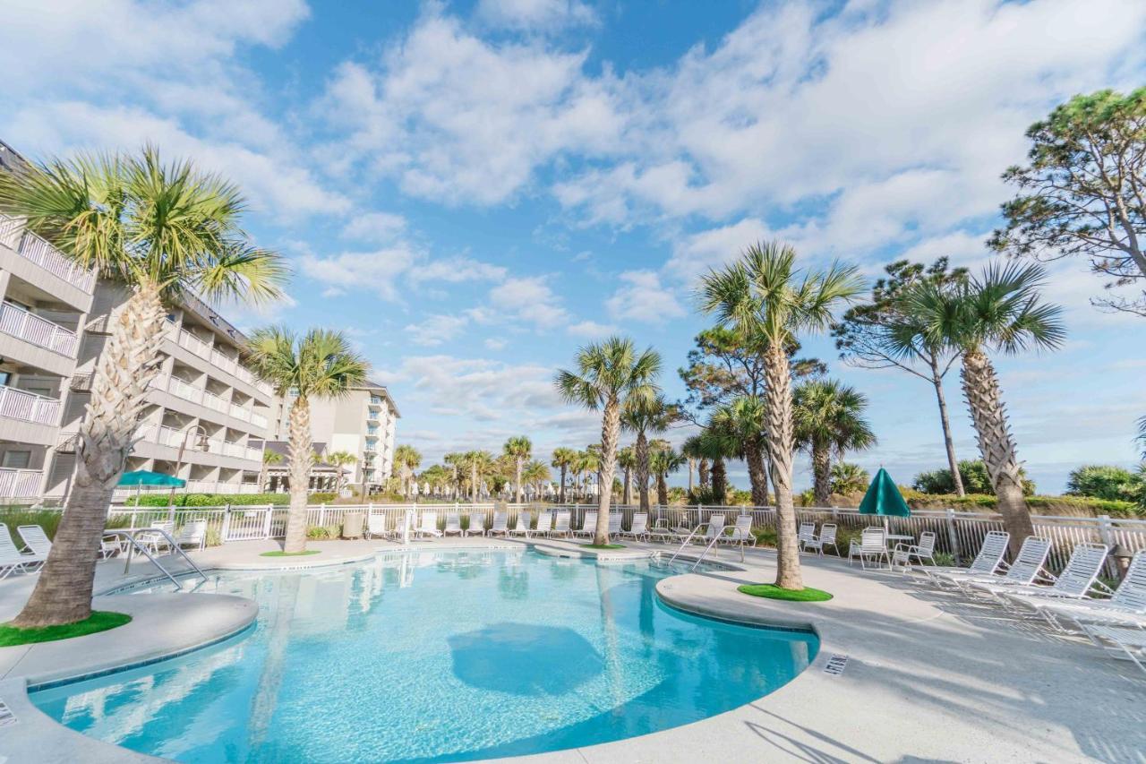 Stunning Views!!-Oceanfront Villa-Heated Pool-Private Balcony-Tiki Bar-Walk To Coligny Plaza Hilton Head Island Exterior foto